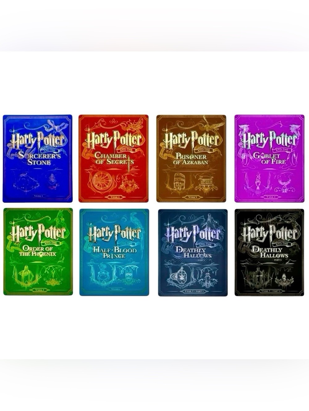 Harry Potter: 8-Film SteelBook Collection (Blu-ray, 2016, 16-Disc Set